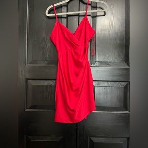 Red homecoming dress